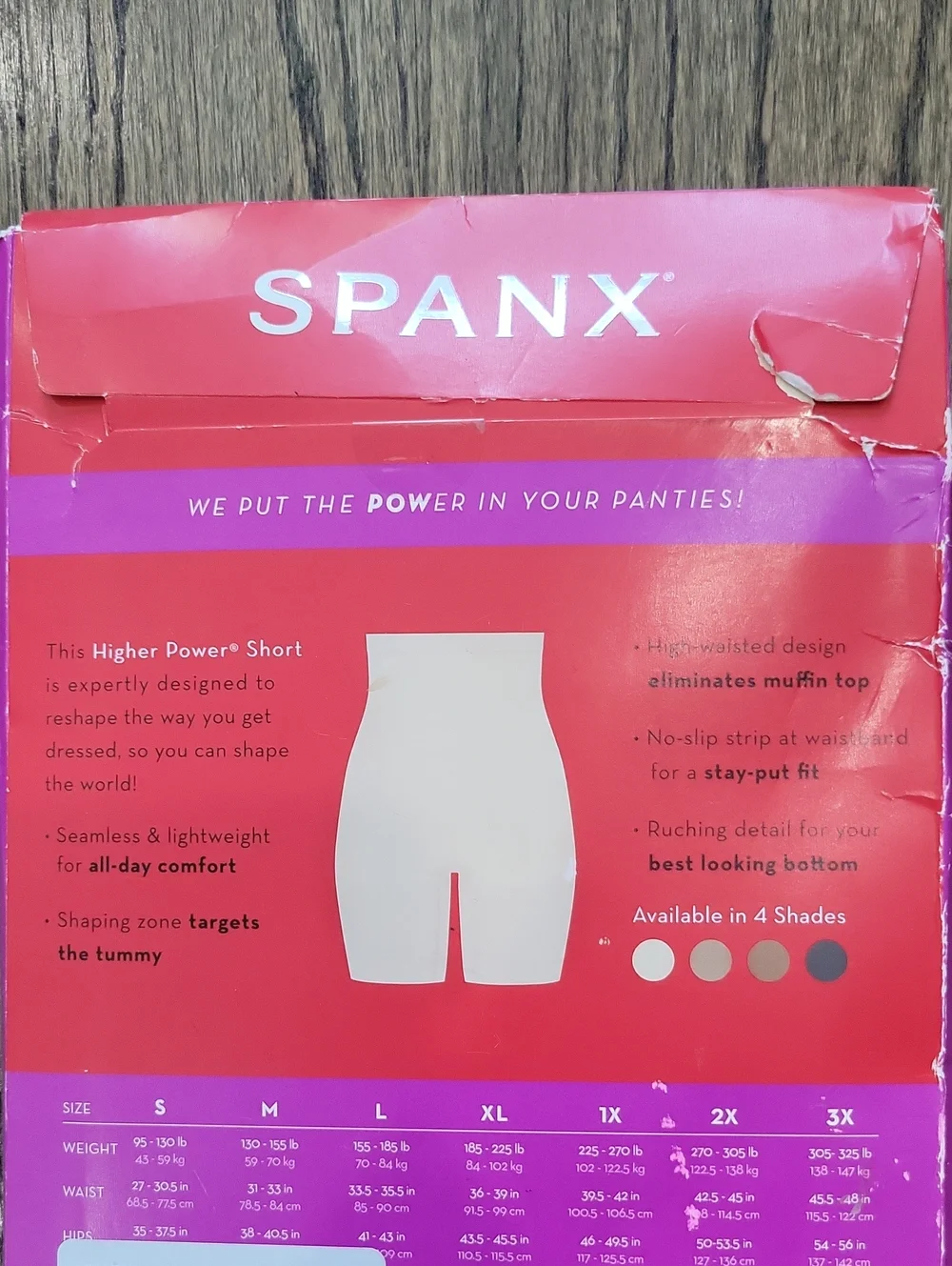 Two SPANX Higher Power Short — Beige Nude High-Waist Shaping Shorts Bundle